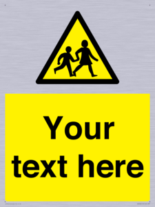 Custom Warning children Sign